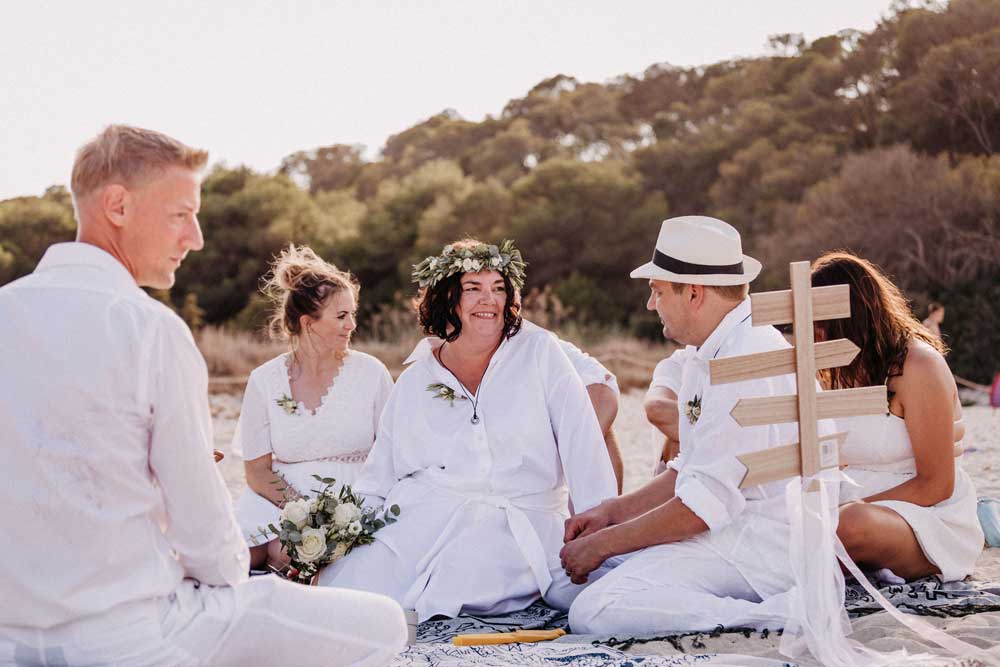 Hochzeit am Strand von Santanyi, Mallorca